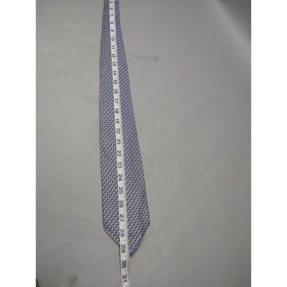 Robert Talbott Nordstrom Best of Class Blue Pink Silk Jacquard Tie Luxury Repp - Picture 7 of 9